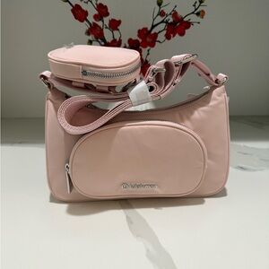 Lululemon Crossbody Bag w/ Nano Pouch - Flush Pink
